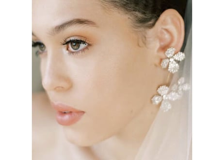 【レンタルご予約分】Elizabeth Bower  June Bud Chandelier イヤリング(シルバー)