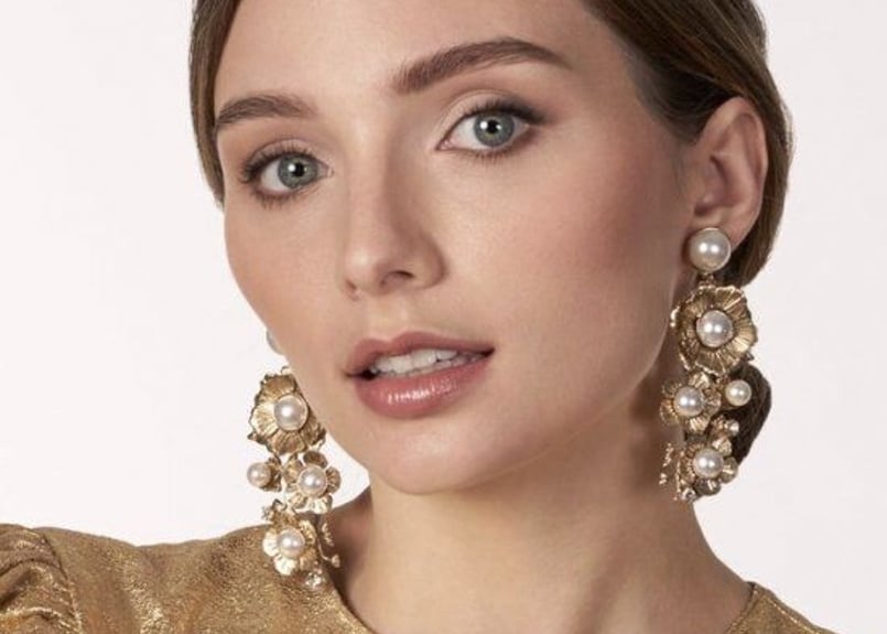 エリザベスバウアー♡Clematis Climber Chandelier Elizabeth Bower】Clematis Climber Chandelier*イヤリング