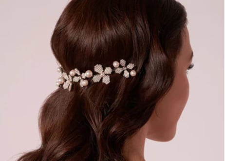 【レンタルご予約分】Elizabeth Bower June Pearl Band　シルバー