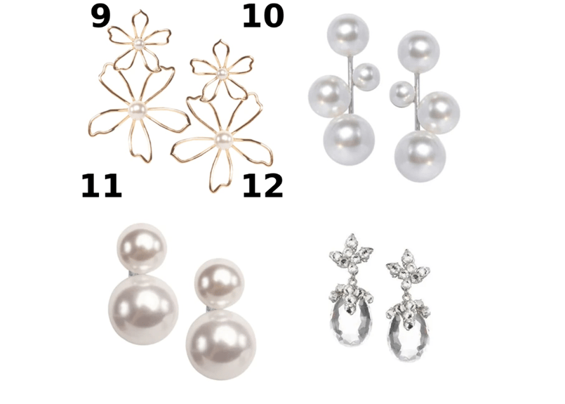 レンタルご予約分】Elizabeth Bower リハーサルイヤリング4点セット