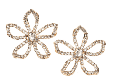 【レンタルご予約分】Elizabeth Bower  Pavet Stud Smallイヤリング（ゴールド）