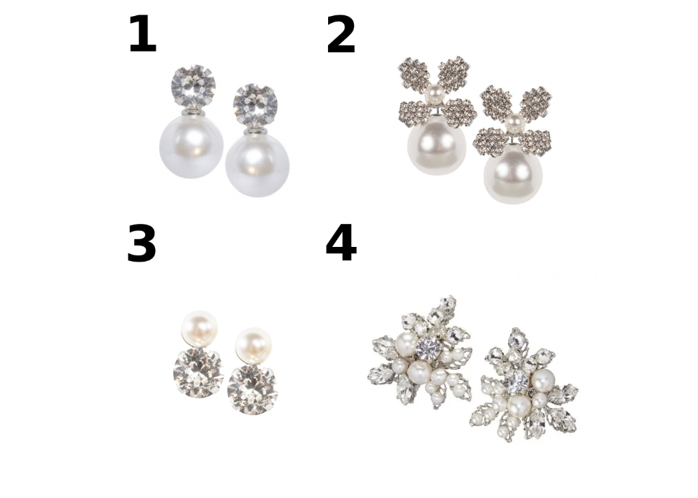 Elizabeth Bower　イヤリング レンタルご予約分】Elizabeth Bower リハーサルイヤリング4点セット