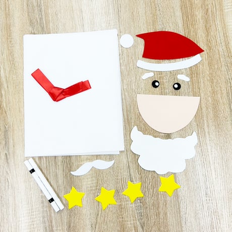 【工作キット】メッセージが描ける！ クリスマスプレゼントバッグ キット