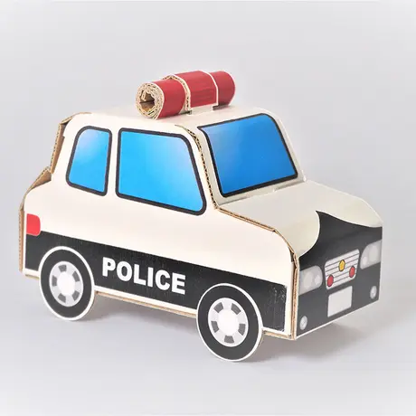 【工作キット】はたらくのりもの　パトカー　10個セット