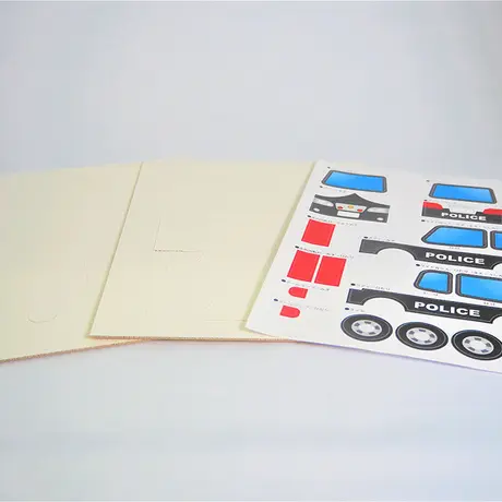 【工作キット】はたらくのりもの　パトカー　10個セット