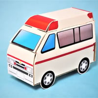 【工作キット】はたらくのりもの　救急車　10個セット