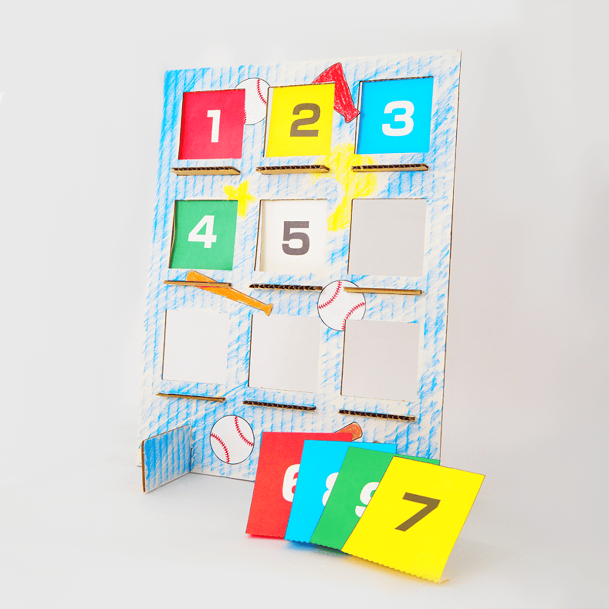 工作キット】 ペットボトルでストラックアウト ダンボールキット