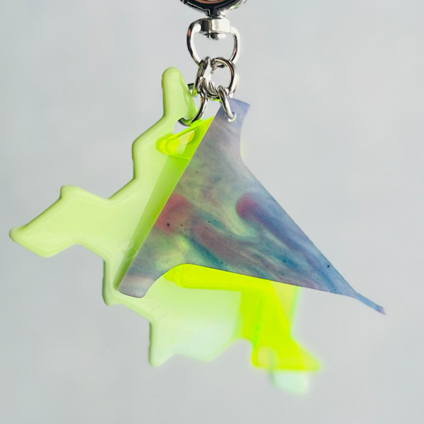 Mixtureキーリング No.8 | ムラサキトミドリ