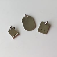 925シルバーネームタグ３種類