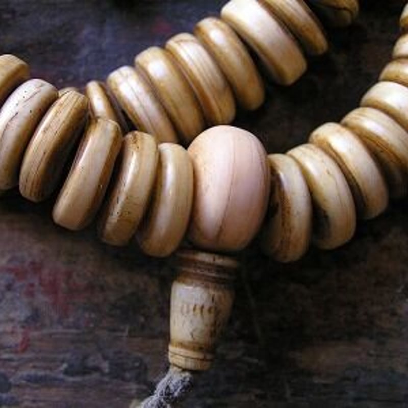ヤクボーン　チベット密教　チベタン数珠 ヤクボーン チベット密教 チベタン数珠