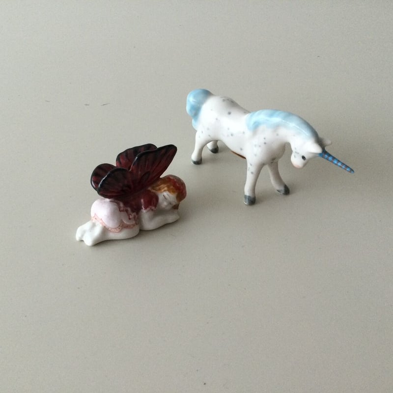 陶器ミニチュアシリーズ「妖精・ ユニコーン」 | GRASS Arts&Crafts