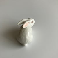 陶器ミニチュアシリーズ「白うさぎ」