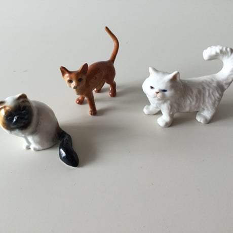 陶器のミニチュアシリーズ「ネコ　ミックス」