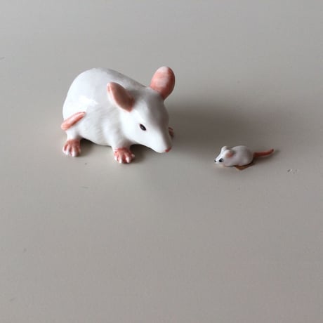 陶器ミニチュアシリーズ「ネズミ」