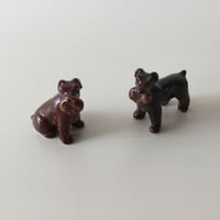 陶器ミニチュアシリーズ「犬　No6」