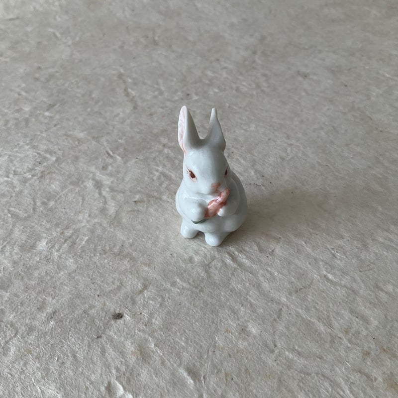 陶器ミニチュアシリーズ「白うさぎ」 | GRASS Arts&Crafts