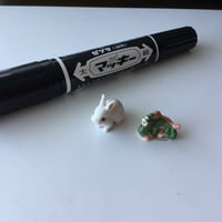 陶器ミニチュアシリーズ「龍　ウサギ」