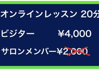 オンラインレッスン20分