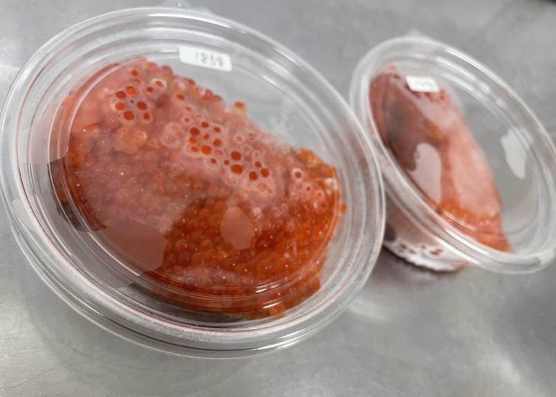 すじこ醤油漬け(180g以上)1パック | 白糸滝養魚場