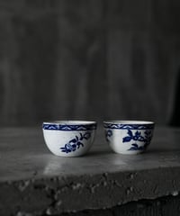 クレイユモントロー 青花ティーボウル