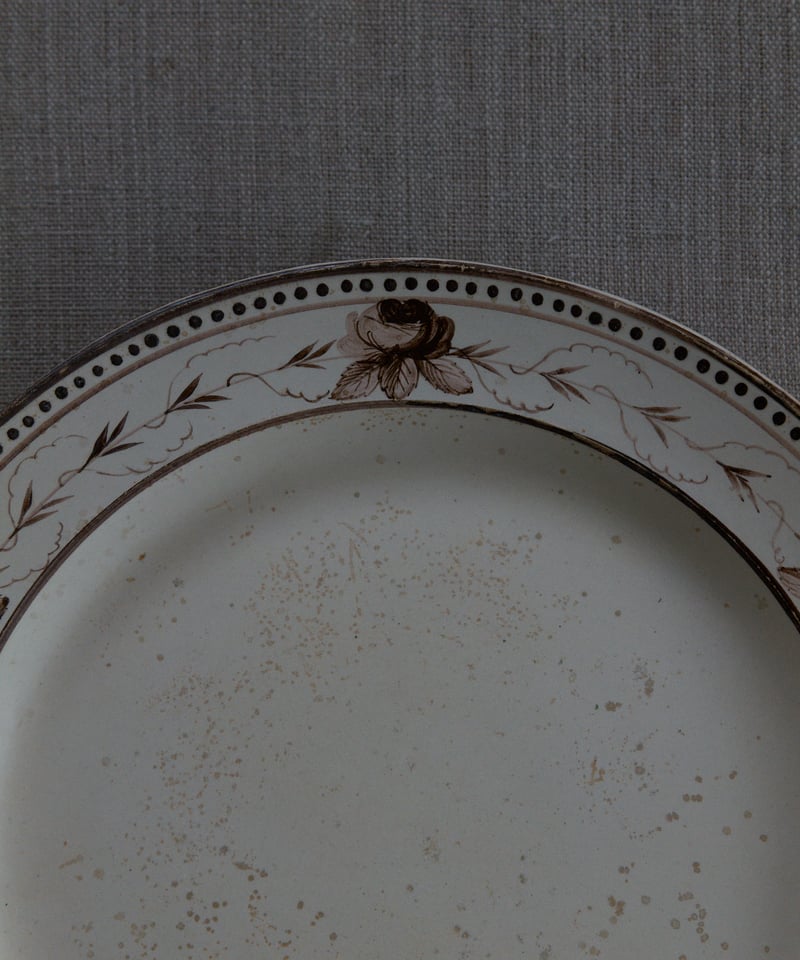 イギリス 1700年代後半の絵皿 | 1月と7月 フランスアンティーク