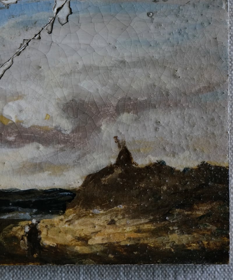 絵画のようなタイル | 1月と7月 フランスアンティーク