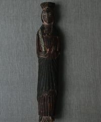 18世紀 木彫りの女性像