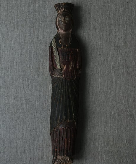 18世紀 木彫りの女性像