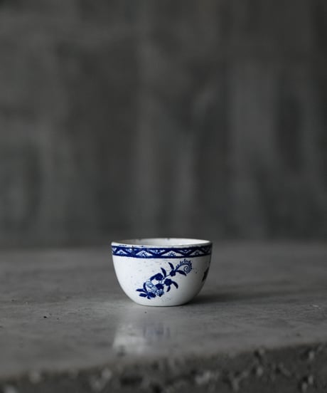 クレイユモントロー 青花ティーボウル