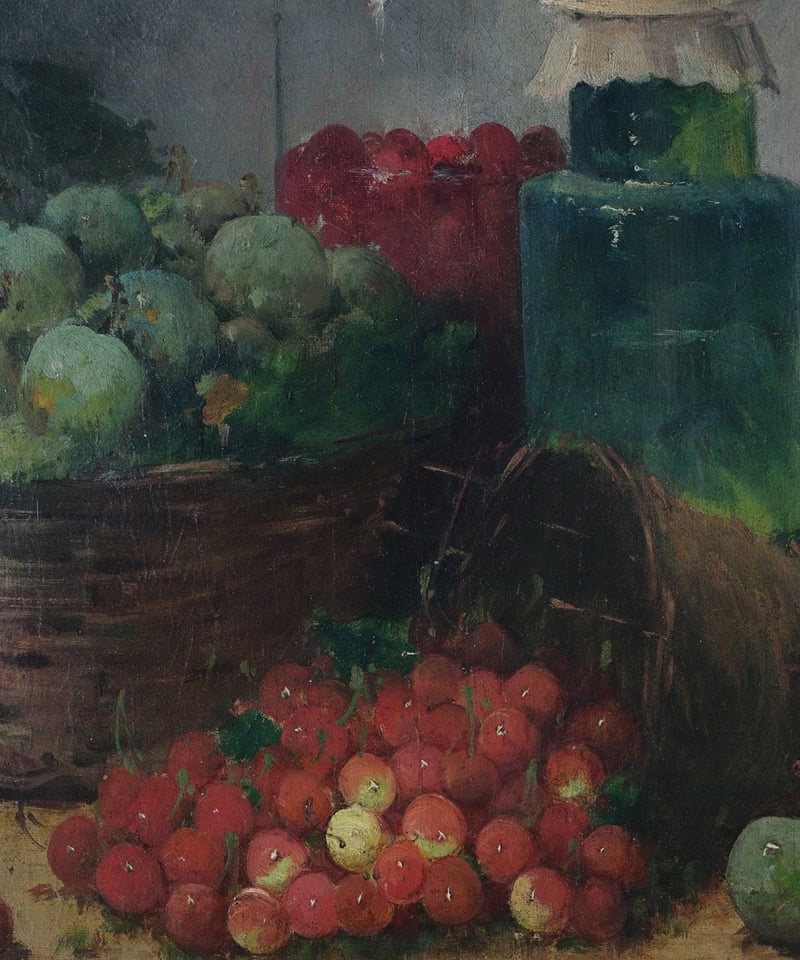 LE ROUX Constantin (1850-1909) | 1月と7月 フランスアンティーク
