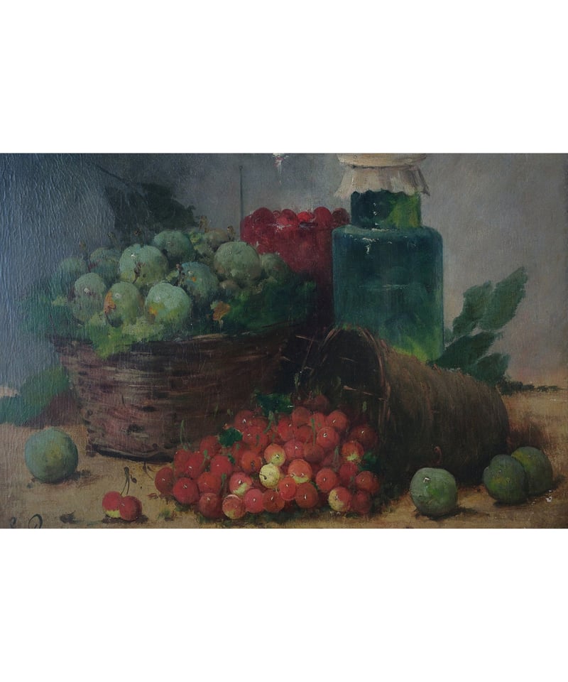 LE ROUX Constantin (1850-1909) | 1月と7月 フランスアンティーク