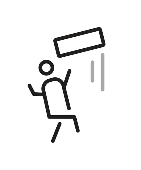 頭上注意