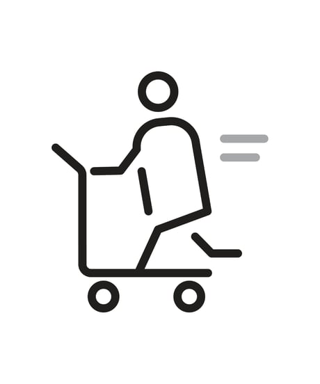台車に乗らない