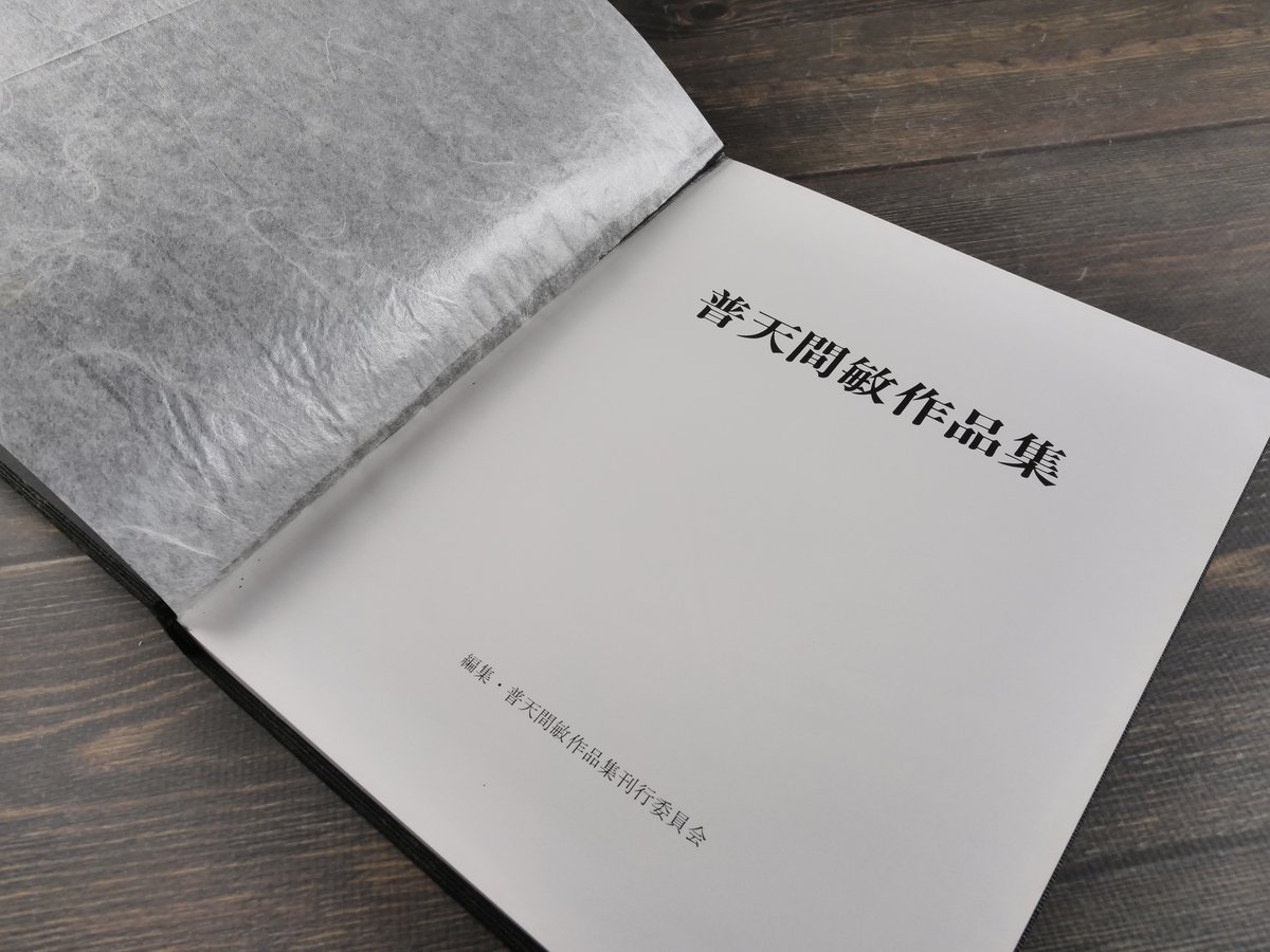 普天間敏作品集（1000部限定発行） | 古書店うみつばめ