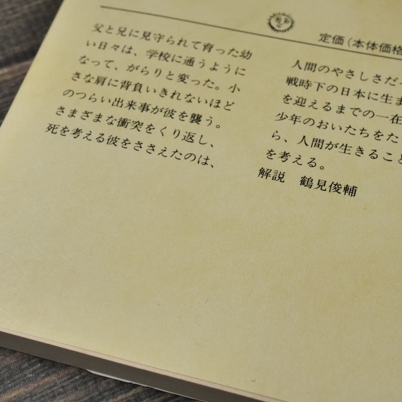 生きることの意味 ある少年のおいたち 高史明（ちくま文庫