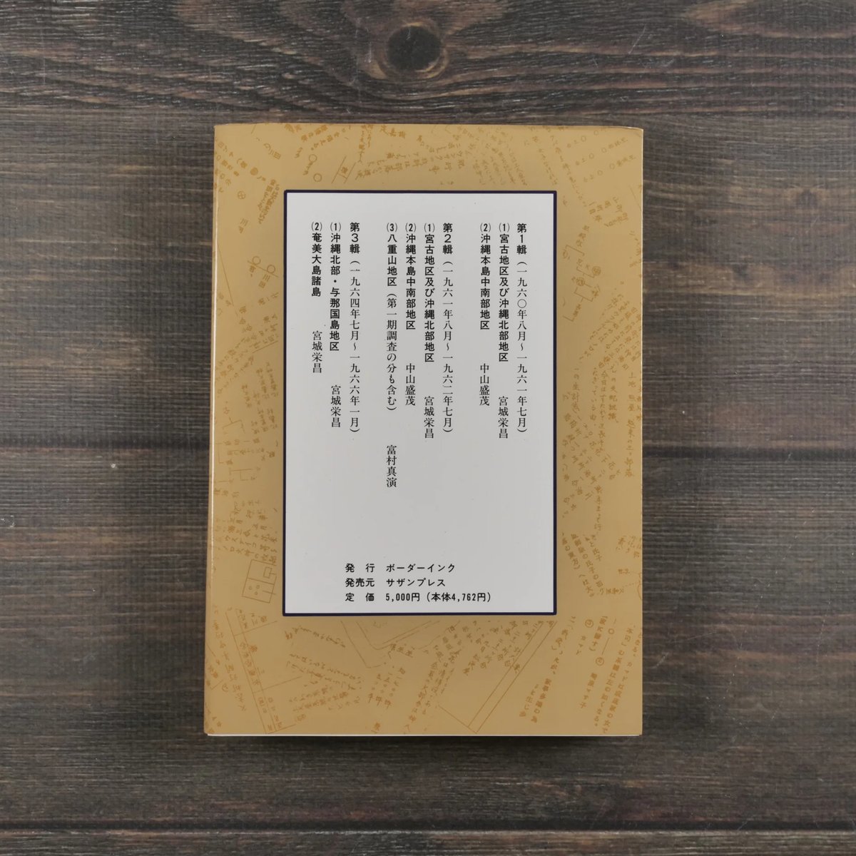 のろ調査資料〈1960年～1966年調査〉 中山盛茂 富村真演 宮城栄昌 | 古