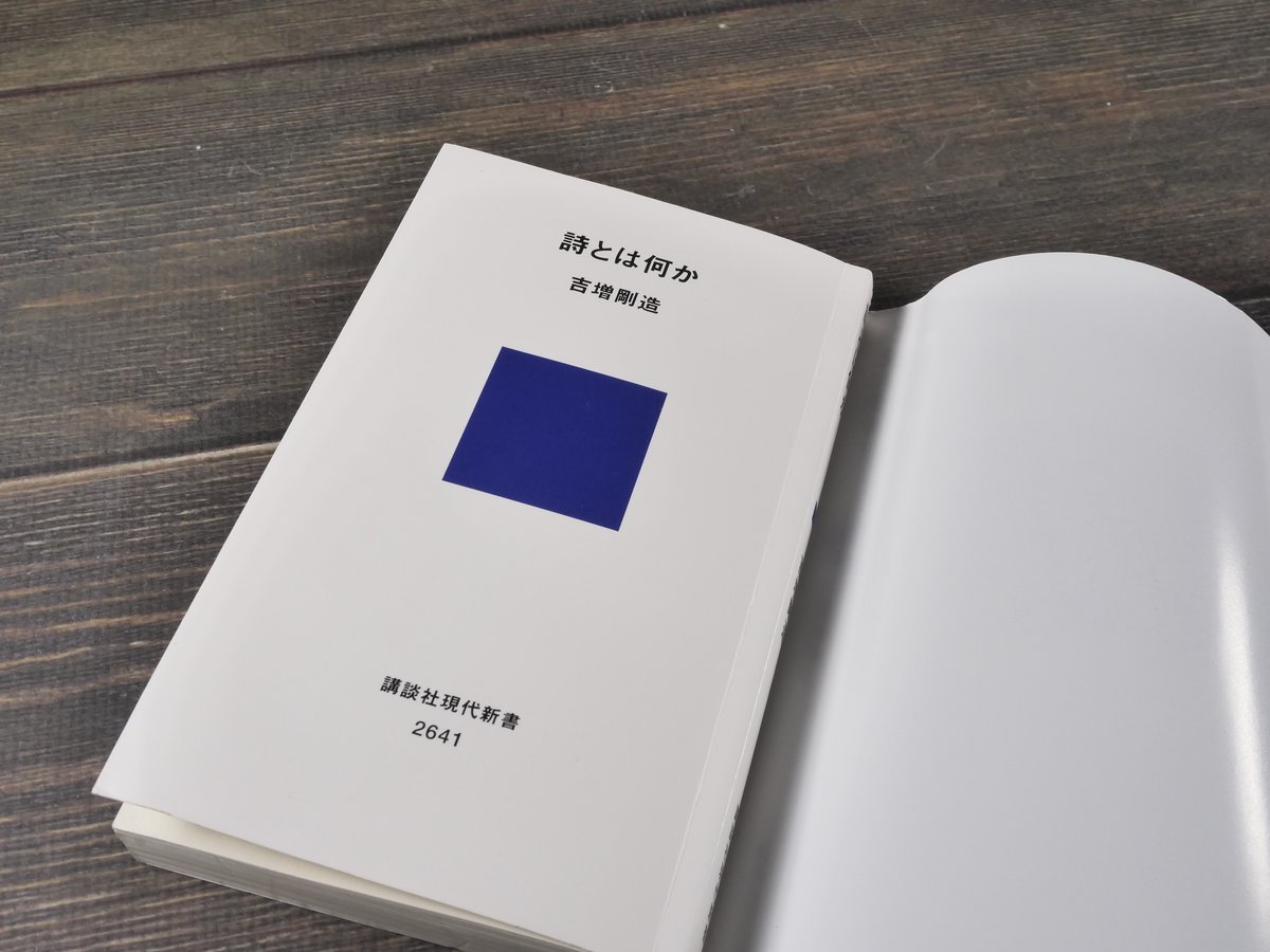 詩とは何か 吉増 剛造（講談社現代新書） | 古書店うみつばめ