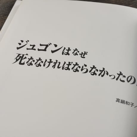ジュゴンはなぜ死ななければならなかったのか　真鍋和子 著（初版）
