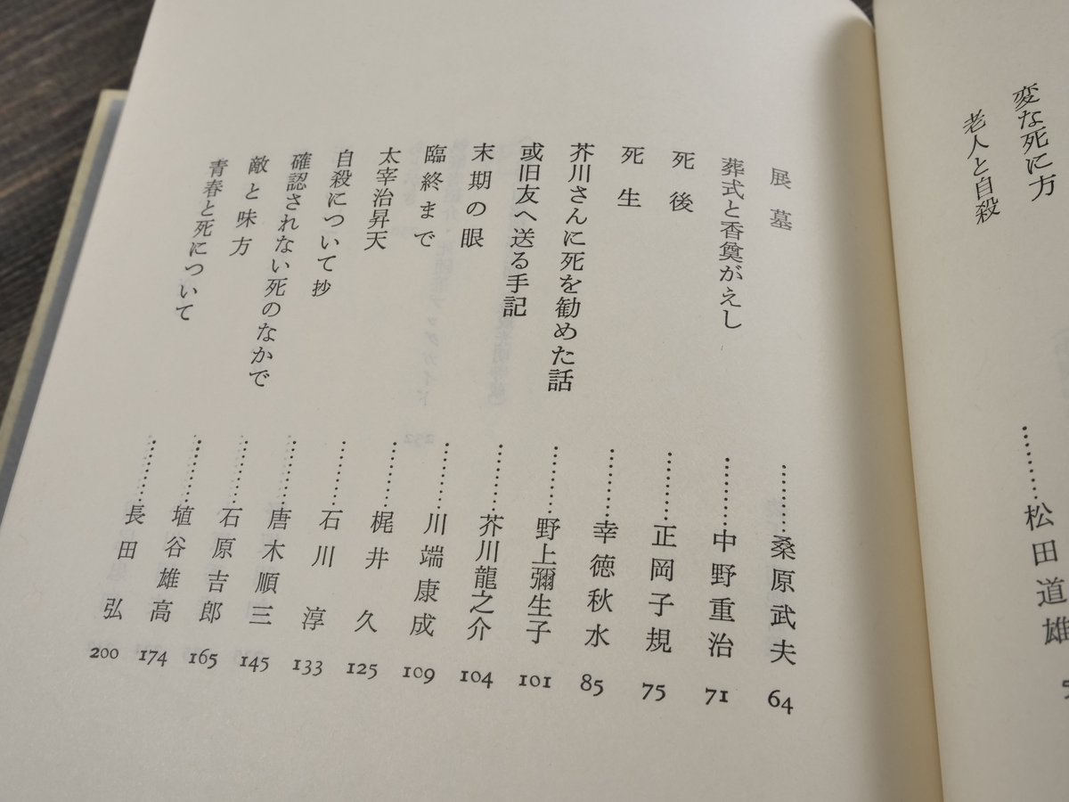日本の名随筆8 死 野坂昭如 編 | 古書店うみつばめ