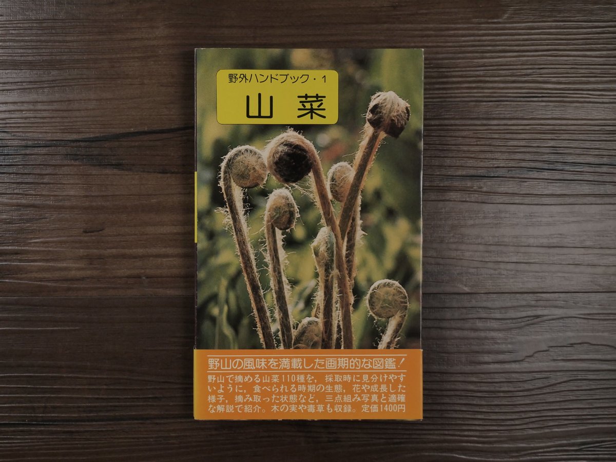 野外ハンドブック1 山菜（B6判）木原浩／山口昭彦 | 古書店うみつばめ