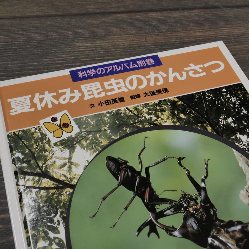 科学のアルバム別巻 夏休み昆虫のかんさつ 文:小田英智 監修:大後美保
