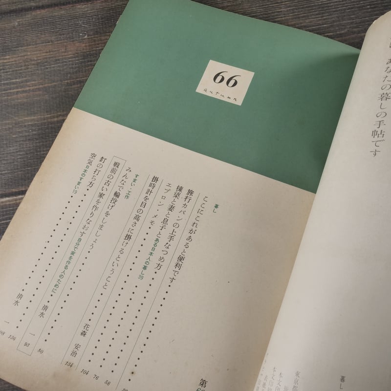 暮しの手帖 第66号 (昭和37年) | 古書店うみつばめ 暮しの手帖 第66号 (昭和37年) | 古書店うみつばめ