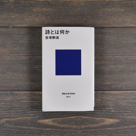 詩とは何か　吉増 剛造（講談社現代新書）