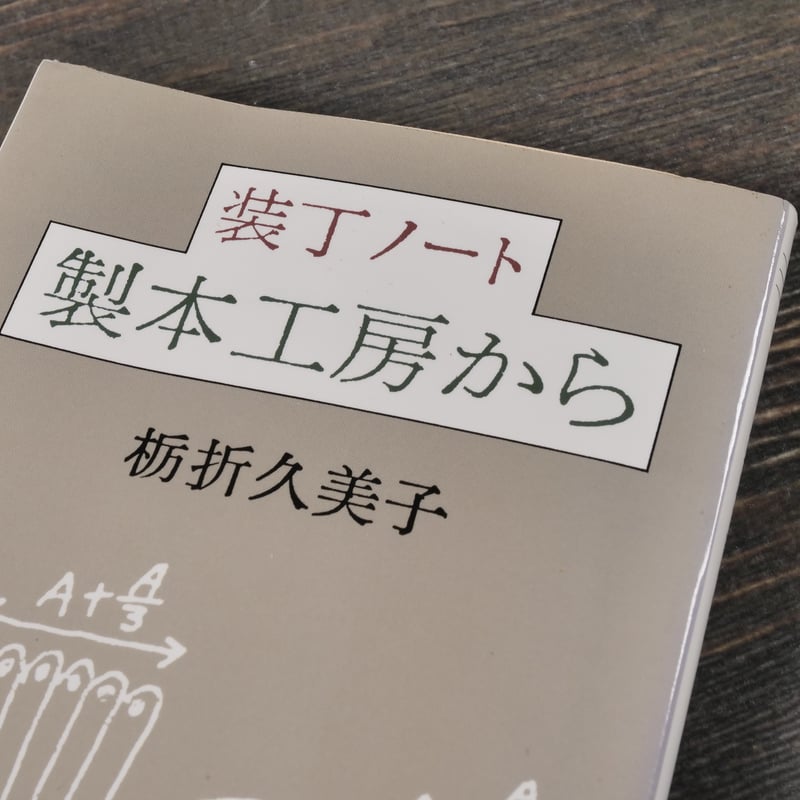 装丁ノート 製本工房から 栃折久美子（集英社文庫） | 古書店うみつばめ