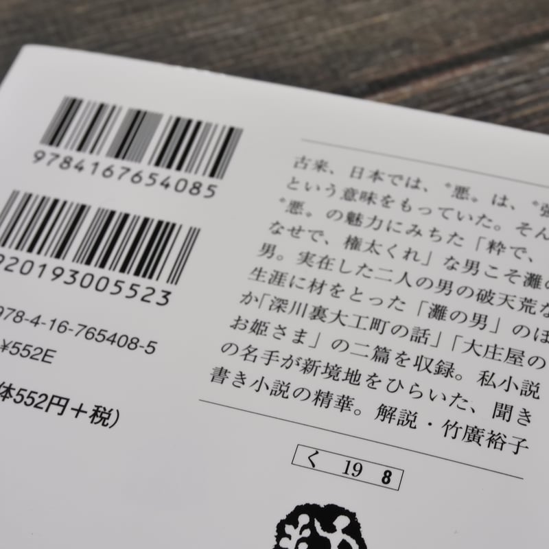 灘の男 車谷長吉(文春文庫） | 古書店うみつばめ