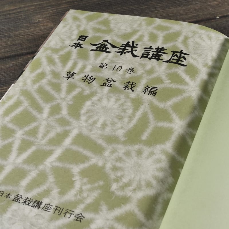 日本盆栽講座 第10巻 草物盆栽編 日本盆栽講座刊行会 | 古書店うみつばめ