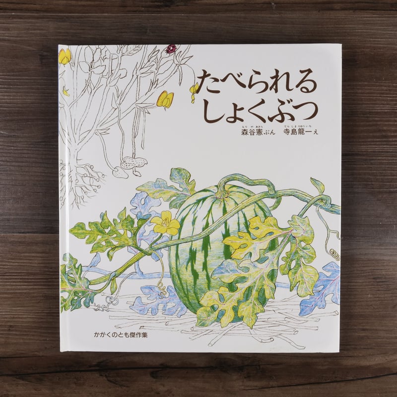 自然にどきどき！かがくのとも しょくぶつ20選 かがくのとも傑作集 どきどきしぜん たべられるしょくぶつ（B5判）森谷