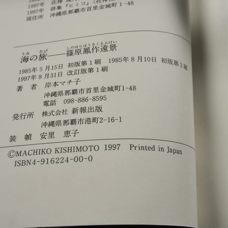 海の旅　篠原鳳作遠景　岸本マチ子　※文庫本サイズ