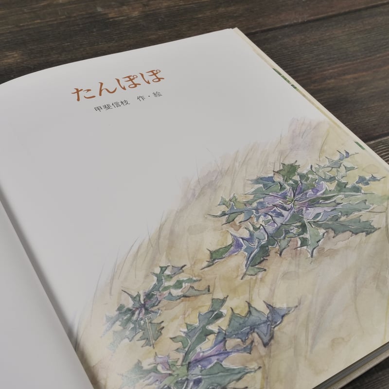 たんぽぽ 甲斐信枝：作・絵 | 古書店うみつばめ