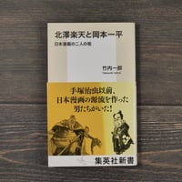 北澤楽天と岡本一平 日本漫画の二人の祖　竹内一郎（集英社新書）